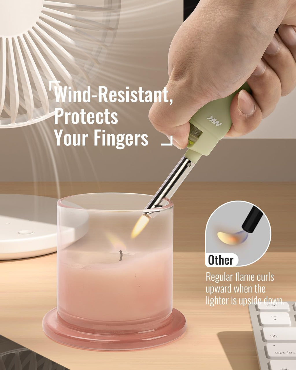 Candle Lighter — (New Macaron Color Series – Pack of 5)