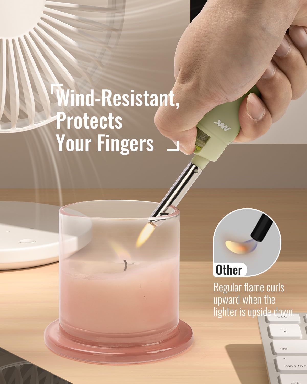 Candle Lighter — (New Macaron Color Series – Pack of 5)