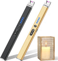 2-Pack USB Rechargeable Plasma Arc Lighter (with Safety Lock)