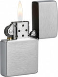 Classic brushed chrome pocket lighter