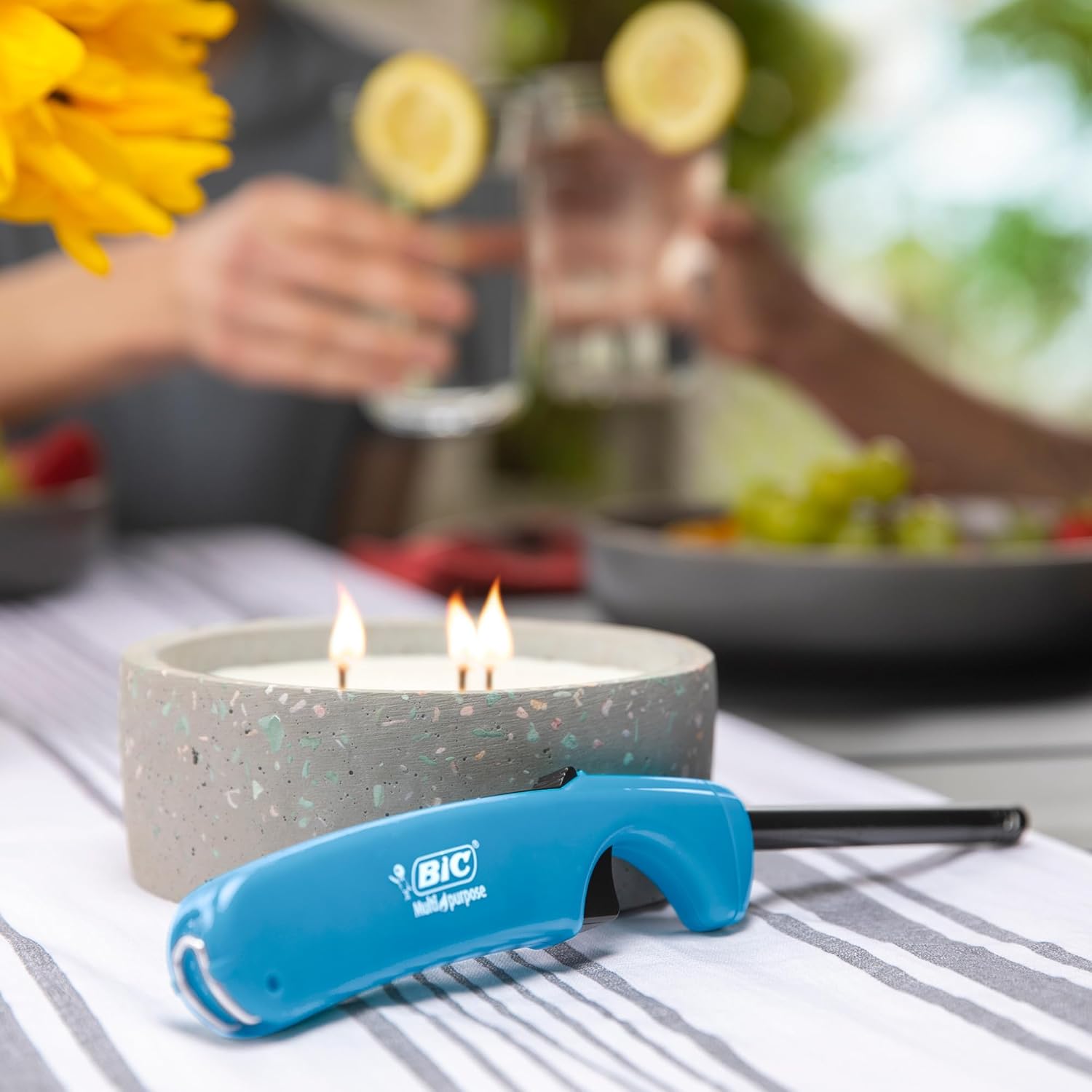 Classic Multi-Purpose Lighter — Features a sturdy, durable long metal wand.
