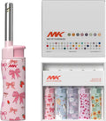 MK Lighter — Refillable butane, windproof flame, 4-pack; suitable for BBQ and camping.