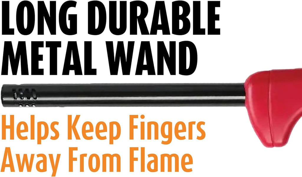 Classic Multi-Purpose Lighter — Features a sturdy, durable long metal wand.