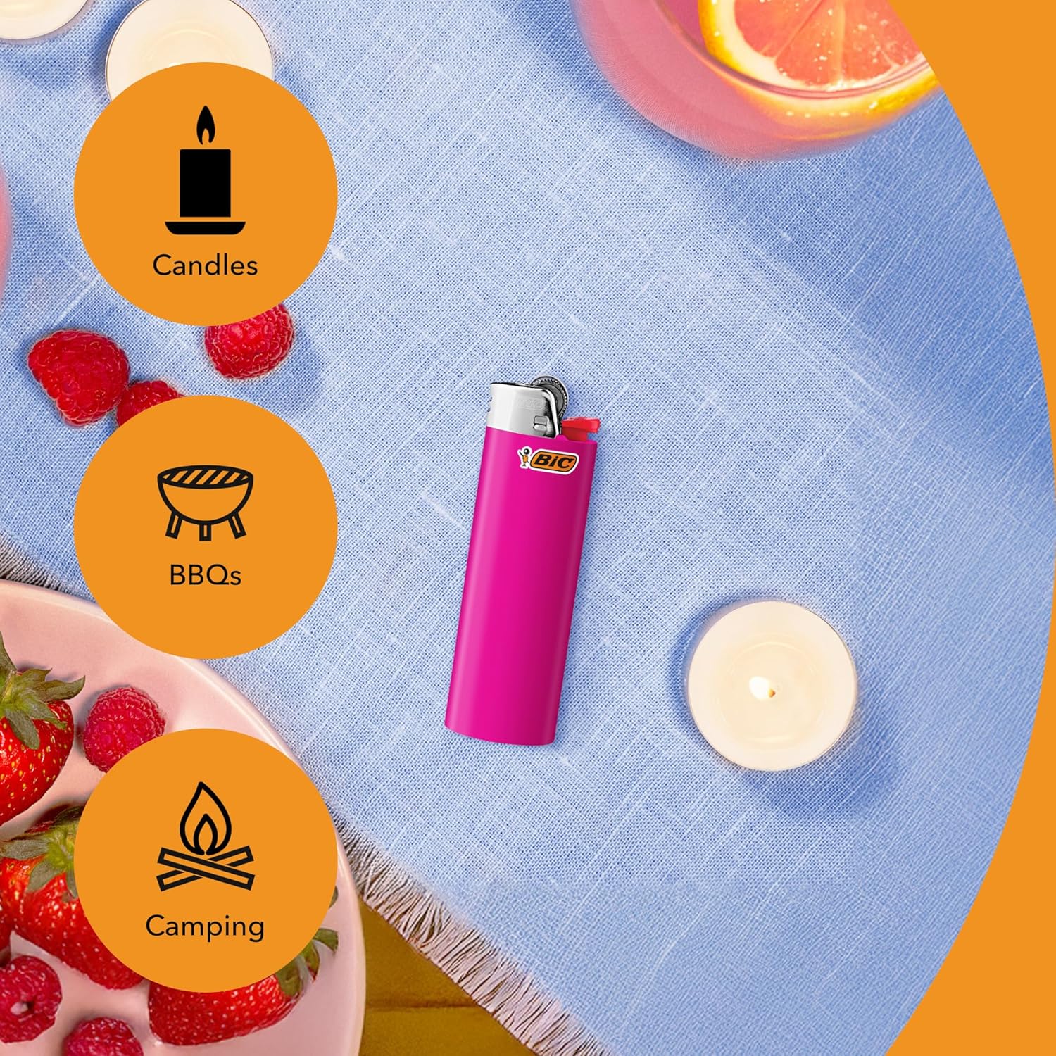 Portable lighter — reliable performance, durable.